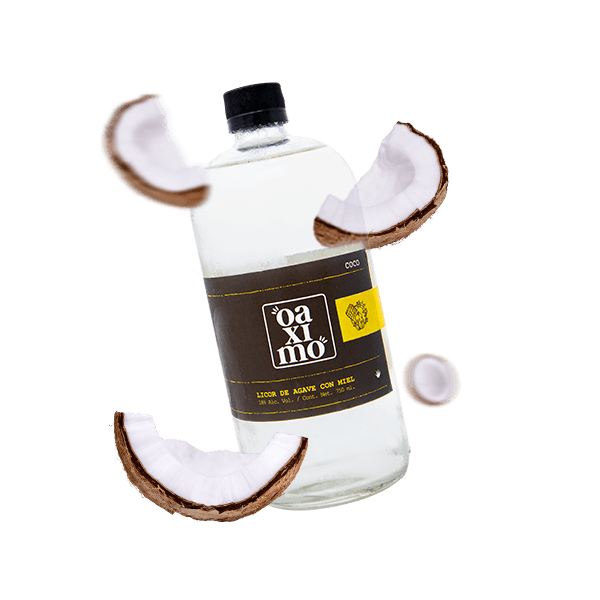 Licor de agave, sabor coco